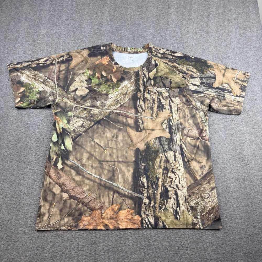 Magellan Outdoors Men's XL Camo T-Shirt Mossy Oak Country Performance Tee